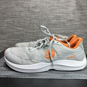 Topo Athletic Fli Lyte 5 Gray Orange Running Shoes Sneakers Men's Size 12.5